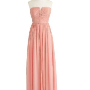 J Crew Nadia Bridesmaid Dress in Silk Chiffon